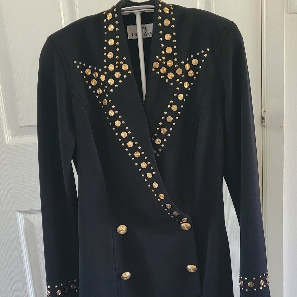 Gold Studded Blazer